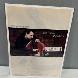 JOHN PATITUCCI - AGUILAR AMPS - 2002 Print Advertisement
